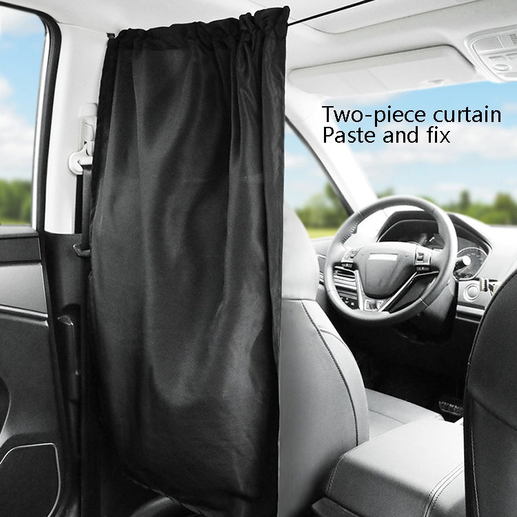 Automobile Privacy Curtain for Front and Rear - Versatile Air Conditioning Barrier for Business Cars
