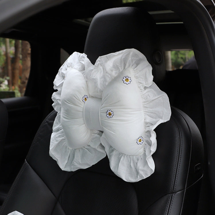 Comfortable Cotton Neck & Head Pillow for Cars - Soft Supportive Cushioning