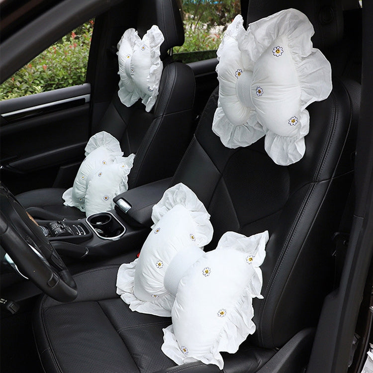 Comfortable Cotton Neck & Head Pillow for Cars - Soft Supportive Cushioning