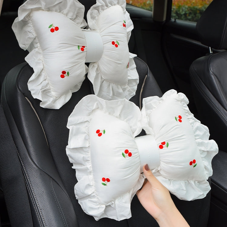 Comfortable Cotton Neck & Head Pillow for Cars - Soft Supportive Cushioning
