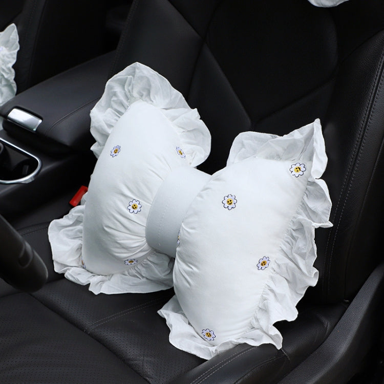 Comfortable Cotton Neck & Head Pillow for Cars - Soft Supportive Cushioning