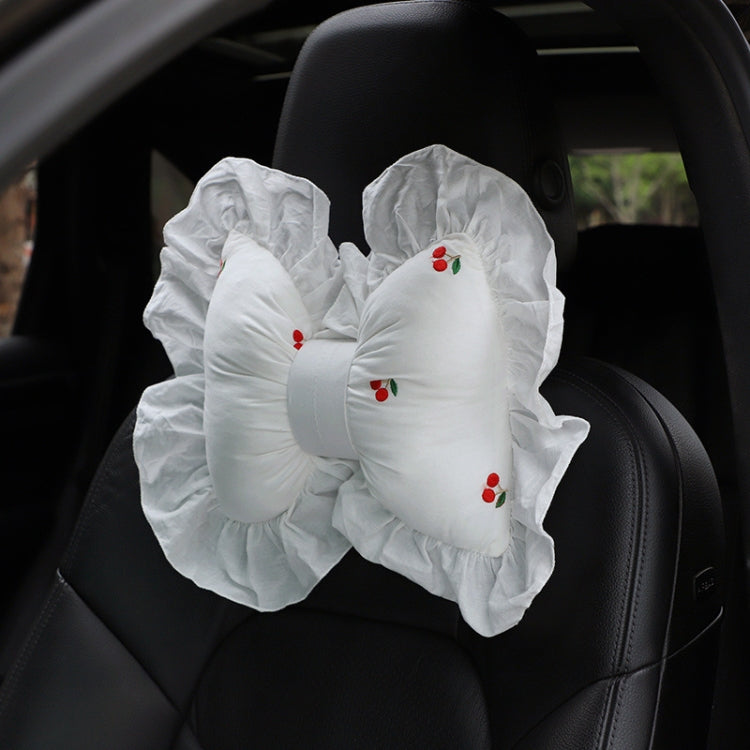 Comfortable Cotton Neck & Head Pillow for Cars - Soft Supportive Cushioning