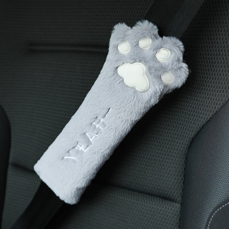 Cat Claw Plush Car Neck & Shoulder Pillow - Comfy Decorative Headrest for Women
