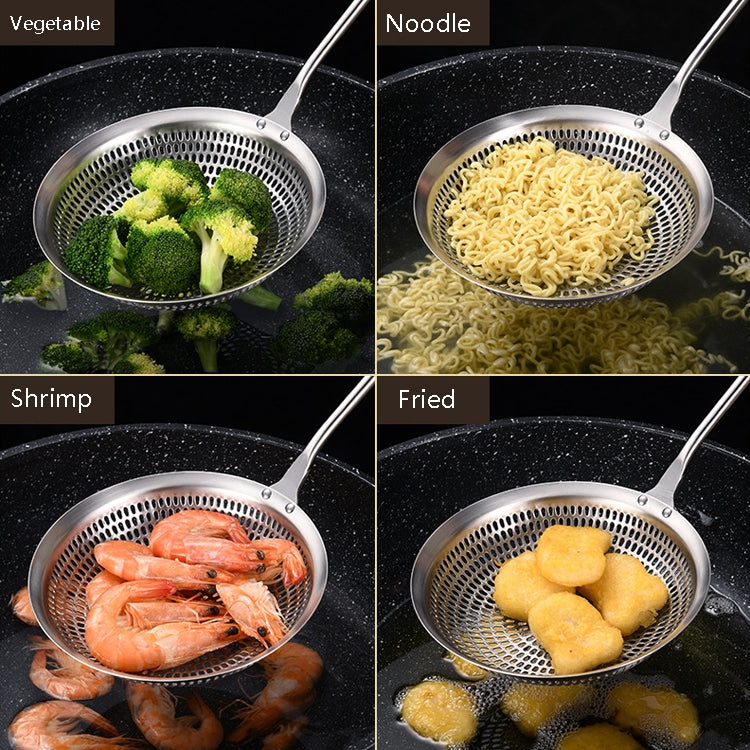 304 Stainless Steel Colander Dumpling Noodles Drained Colander Household Scoop Net Sieve