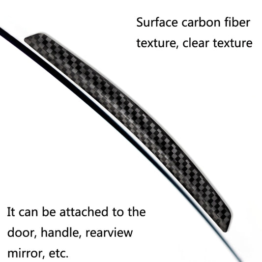 3 Sets DM-047 Rearview Mirror Carbon Fiber Anti-Scratch Door Anti-Collision Strip, DM-047  Anti-Collision Strip