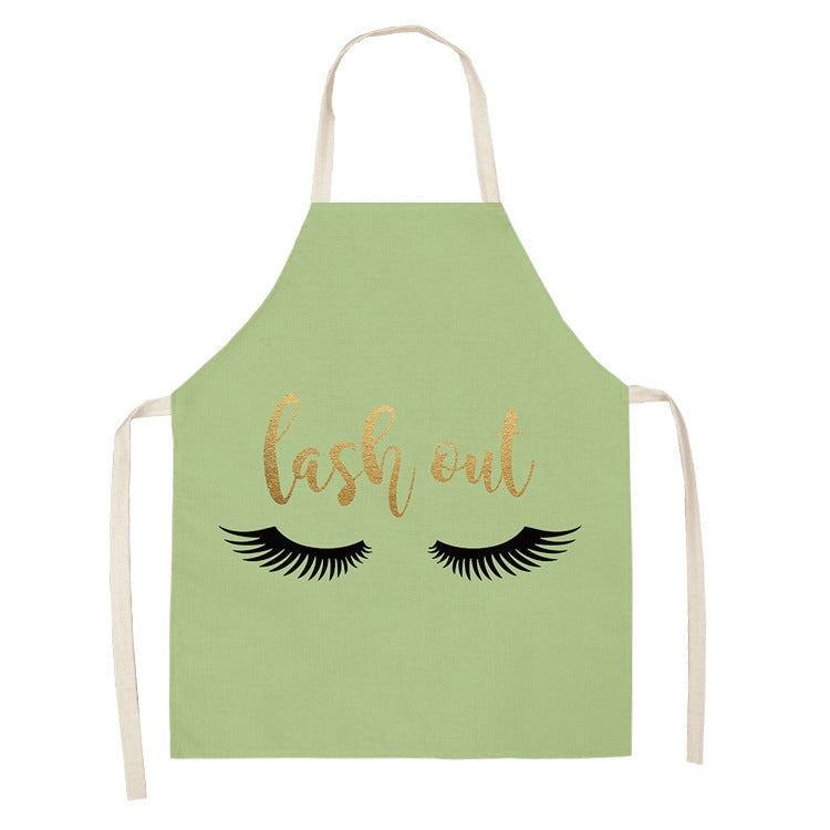 2 PCS Kitchen Linen Heart-Shaped Letters Fashion Sleeveless Apron