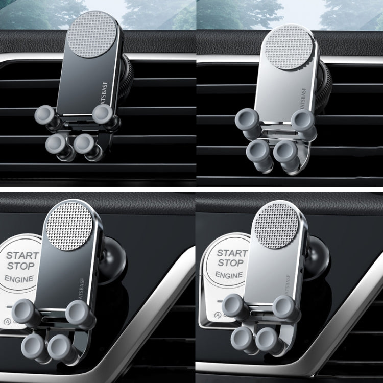 Gravity-Enhancing Metal Car Phone Holder: Scalable & Stable for Folding Screens and Standard Devices