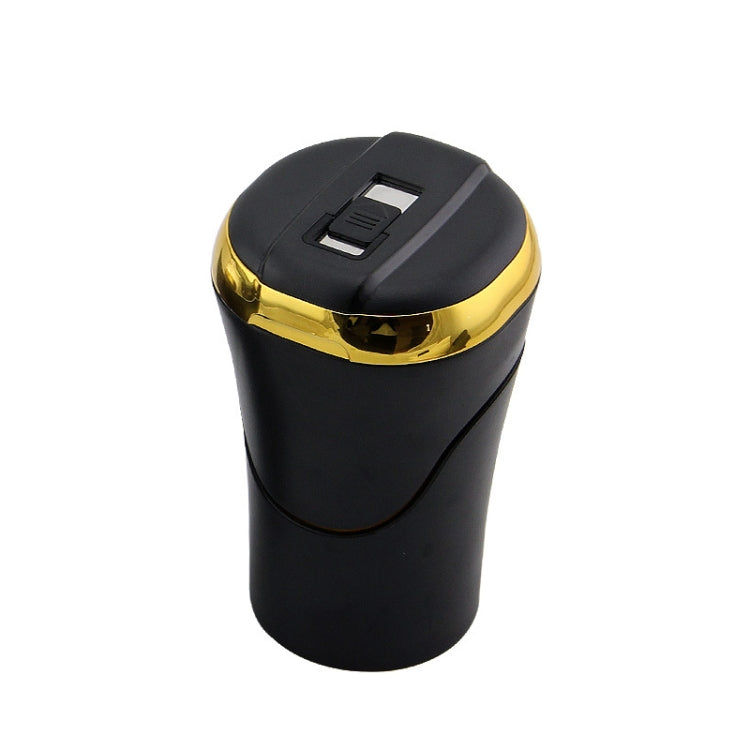 Stylish N09C Car Ashtray with Illuminated Lid and Stainless Steel Insert