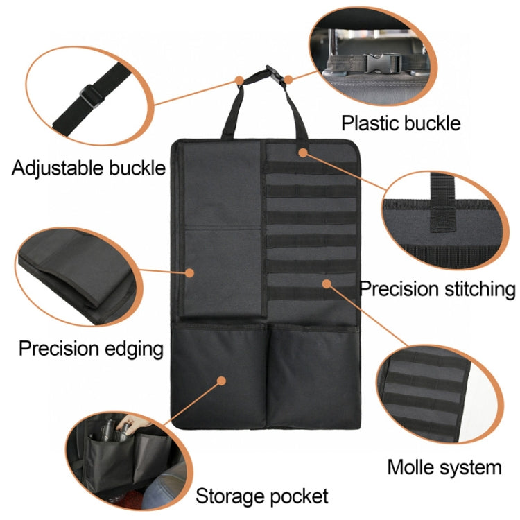 2-Pack Waterproof Oxford Cloth Car Seat Organisers