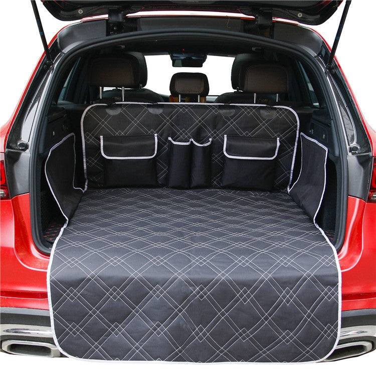 Pet-Friendly SUV Boot Liner with Storage Pockets and Easy-Clean Design