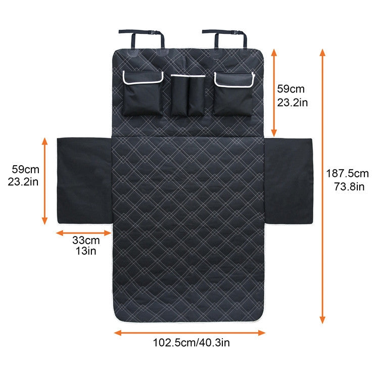 Pet-Friendly SUV Boot Liner with Storage Pockets and Easy-Clean Design