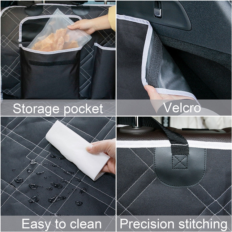 Pet-Friendly SUV Boot Liner with Storage Pockets and Easy-Clean Design