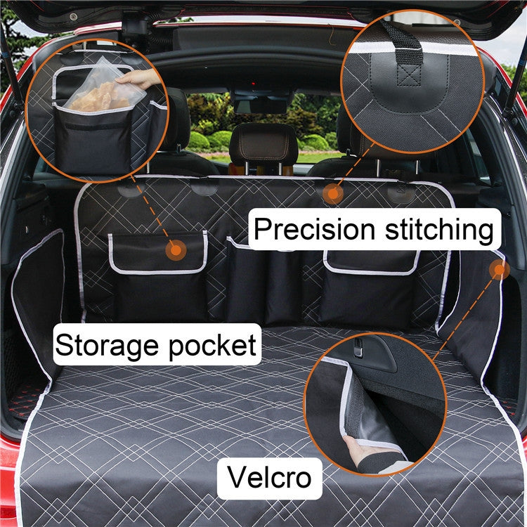 Pet-Friendly SUV Boot Liner with Storage Pockets and Easy-Clean Design