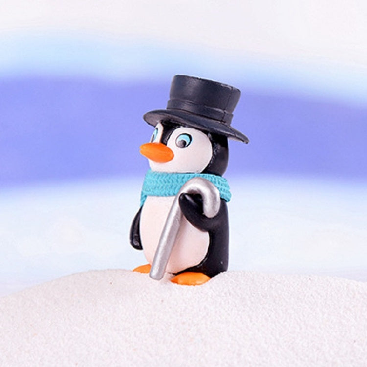 2 Sets Winter Penguin Doll Mobile Phone Pendant Toy Fleshy Decoration