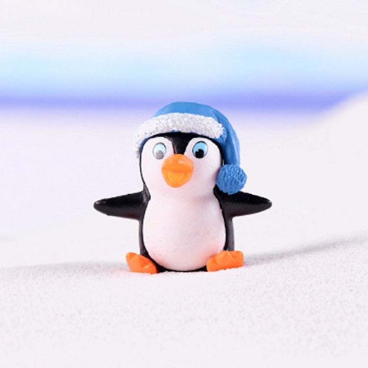 2 Sets Winter Penguin Doll Mobile Phone Pendant Toy Fleshy Decoration