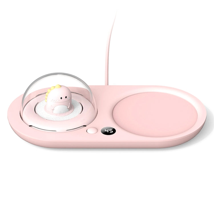 Night Light Aromatherapy Warming Coaster Milk Heating Constant Temperature Coaster, EU Plug