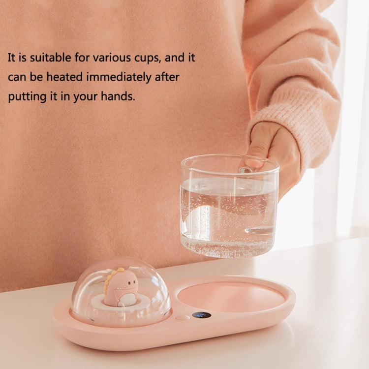 Night Light Aromatherapy Warming Coaster Milk Heating Constant Temperature Coaster, EU Plug