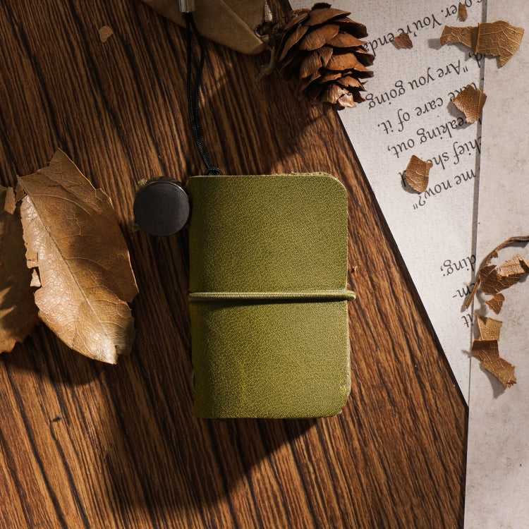 Ultra-Small Mini TN Hand Account Book Leather Notebook Portable Travel Diary