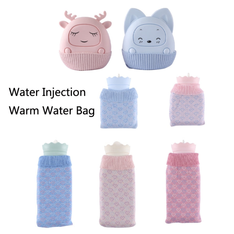 Winter Silicone Hand Warmer Cartoon Cute Water Injection Warm Water Bag