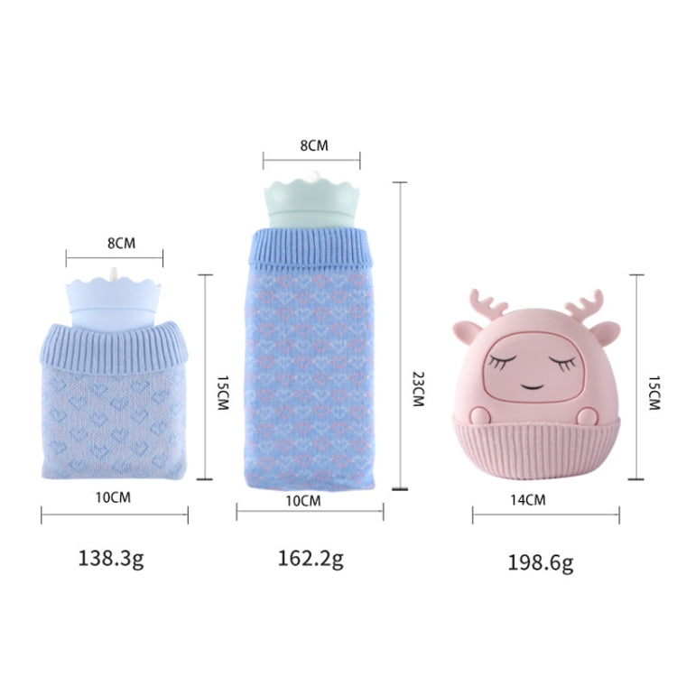 Winter Silicone Hand Warmer Cartoon Cute Water Injection Warm Water Bag
