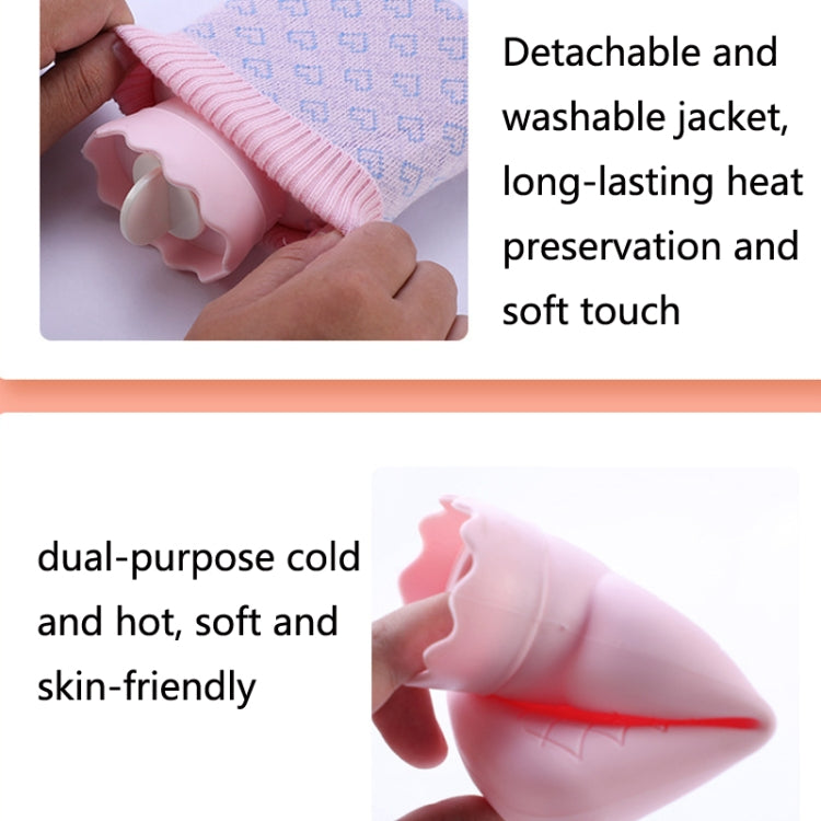 Winter Silicone Hand Warmer Cartoon Cute Water Injection Warm Water Bag