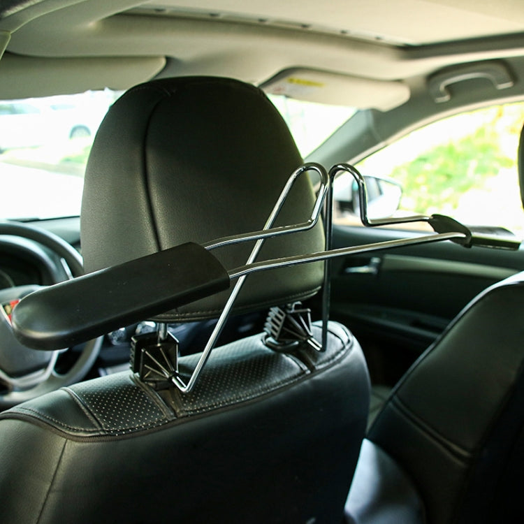 Deluxe Stainless Steel Retractable Garment Hanger for Automobiles