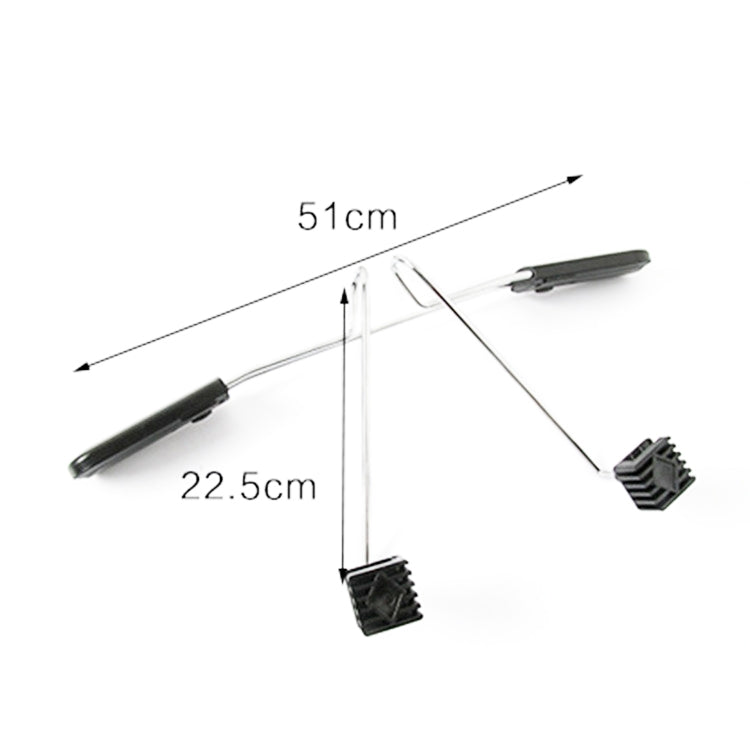 Deluxe Stainless Steel Retractable Garment Hanger for Automobiles