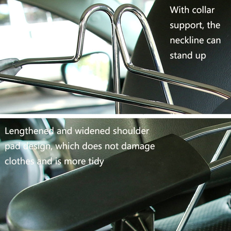 Deluxe Stainless Steel Retractable Garment Hanger for Automobiles
