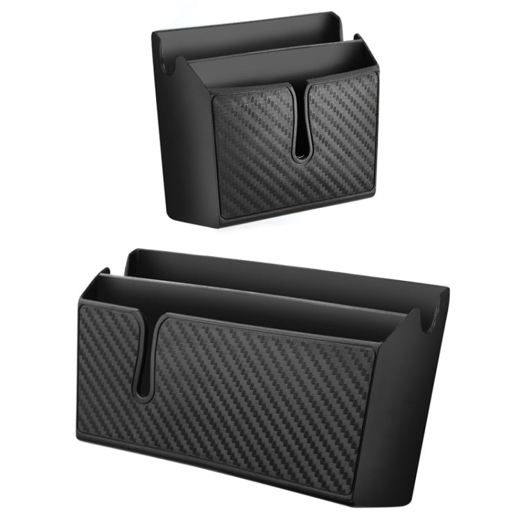 Carbon Fibre Car Phone Holder & Storage Bag – Versatile Mobile Storage Solution