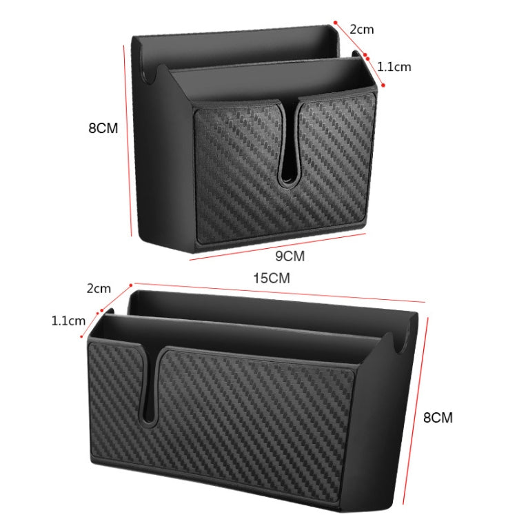 Carbon Fibre Car Phone Holder & Storage Bag – Versatile Mobile Storage Solution