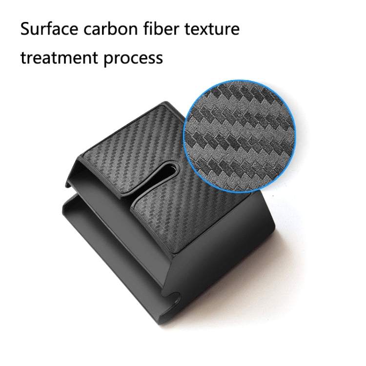 Carbon Fibre Car Phone Holder & Storage Bag – Versatile Mobile Storage Solution