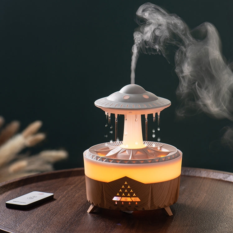 UFO Water Drop Aromatherapy Humidifier Home Desktop Silent Remote Control Diffuser