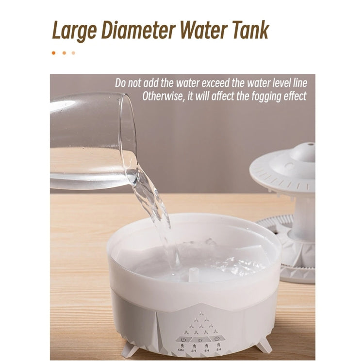 UFO Water Drop Aromatherapy Humidifier Home Desktop Silent Remote Control Diffuser