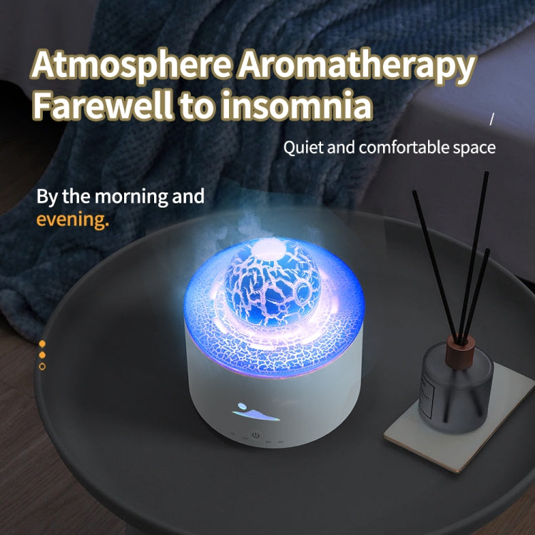HX-130 Colorful Night Light Planet Desktop Flame Aromatherapy Humidifier