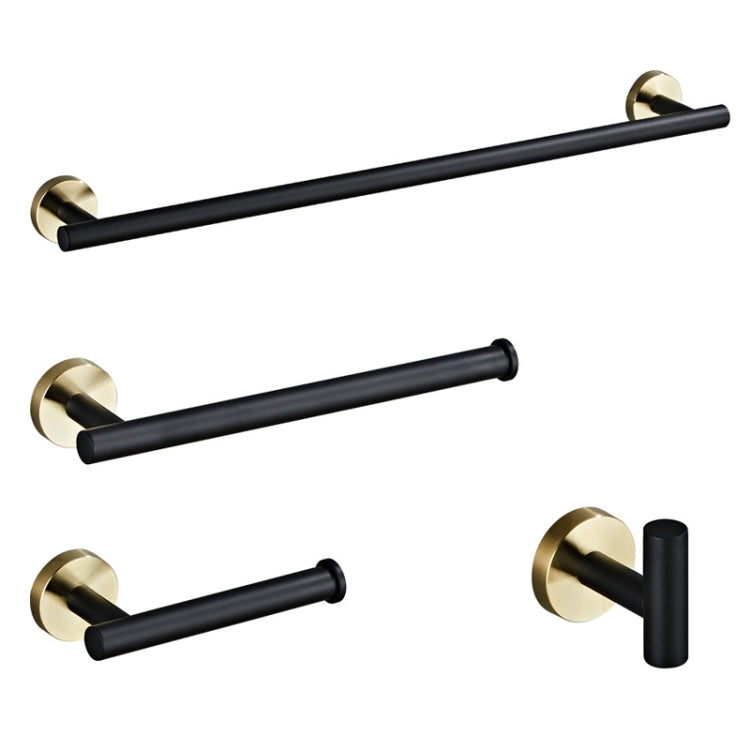 4 PCS / Set 450604G 304 Stainless Steel Towel Rack Set Towel Rack