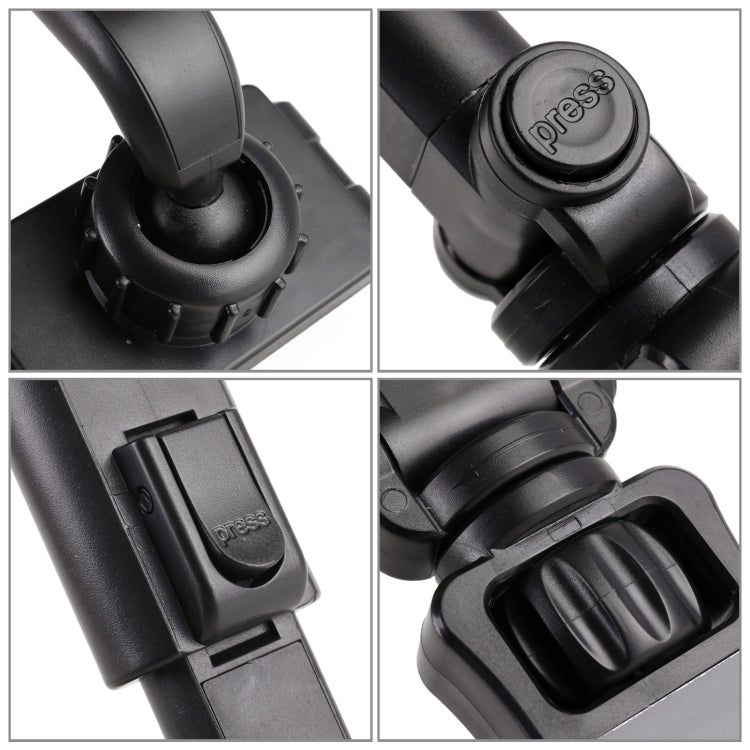 Universal Car Rear-View Mirror Mobile Phone Holder with Adjustable Pillow Design