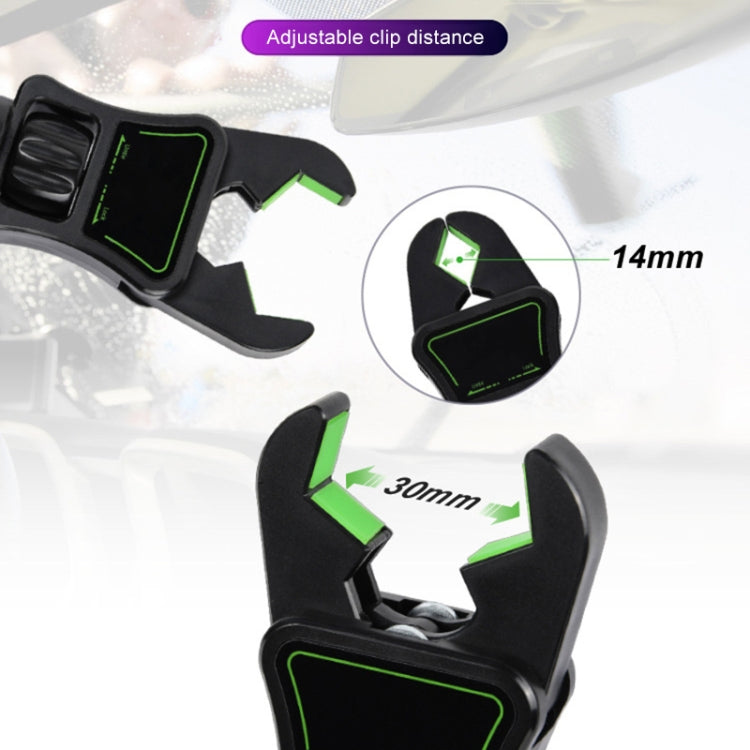 Universal Car Rear-View Mirror Mobile Phone Holder with Adjustable Pillow Design