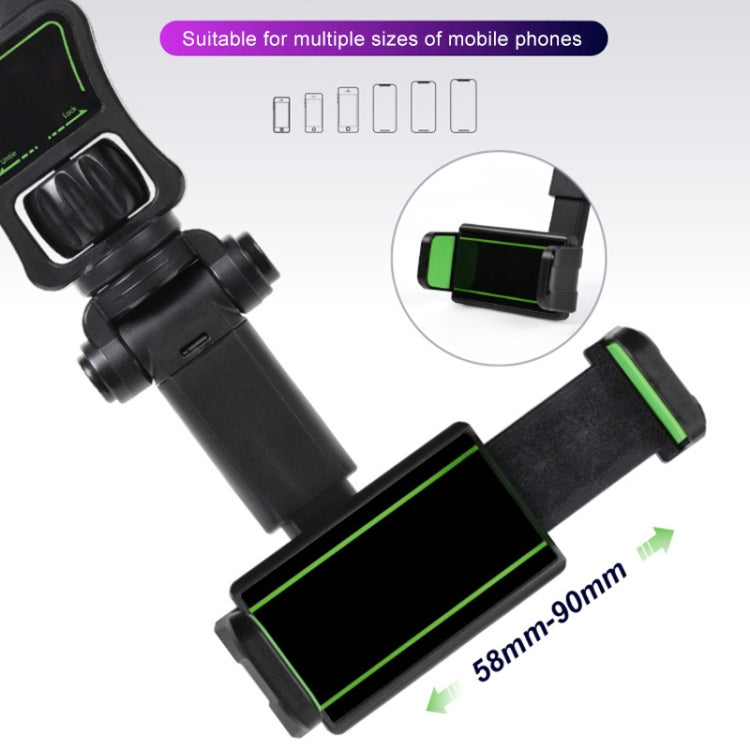 Universal Car Rear-View Mirror Mobile Phone Holder with Adjustable Pillow Design