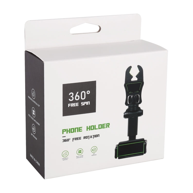Universal Car Rear-View Mirror Mobile Phone Holder with Adjustable Pillow Design