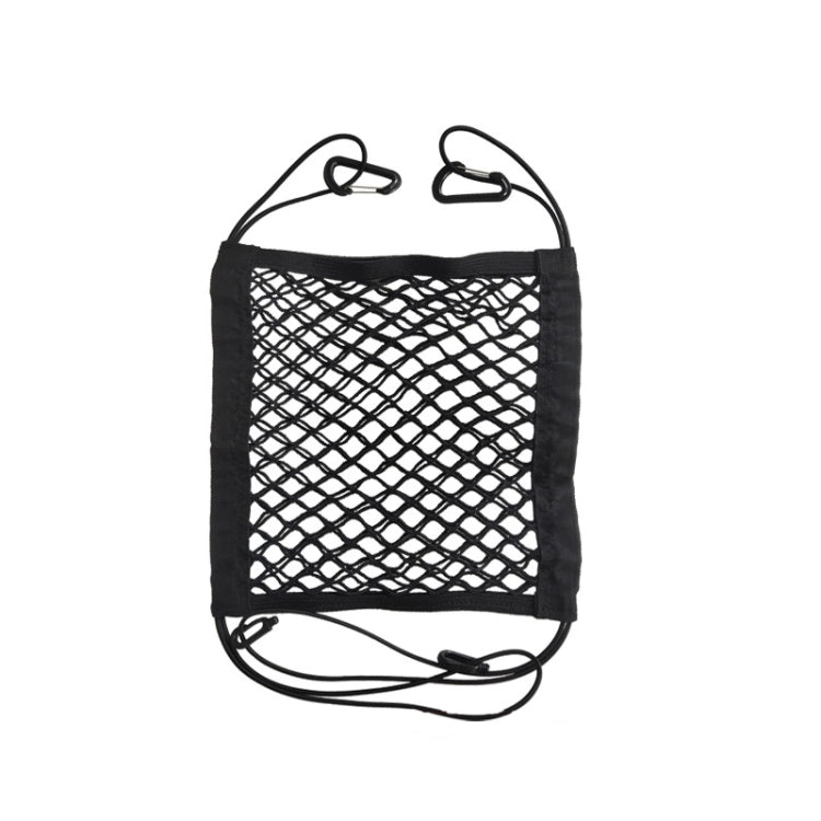 Versatile Elastic Car Storage Net for Luggage & Organisers - Durable Nylon Design