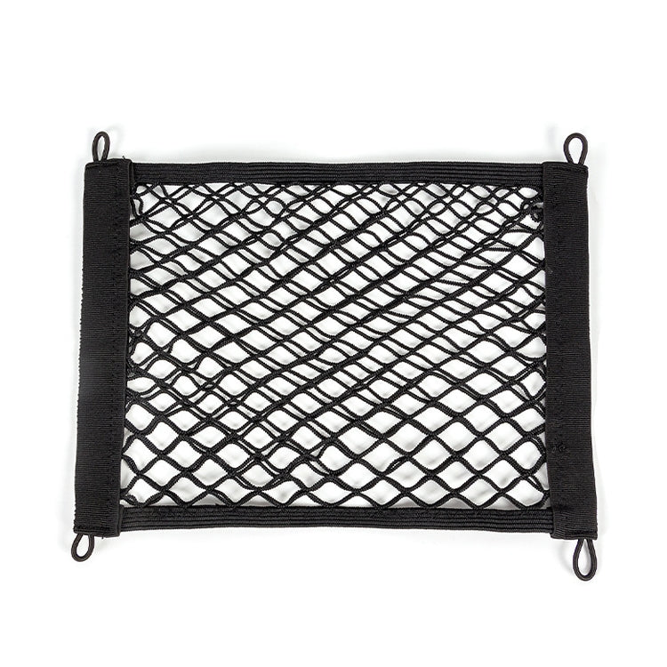 Versatile Car Door and Trunk Storage Net Bag with Elastic Design - Ideal for Fire Extinguisher and More