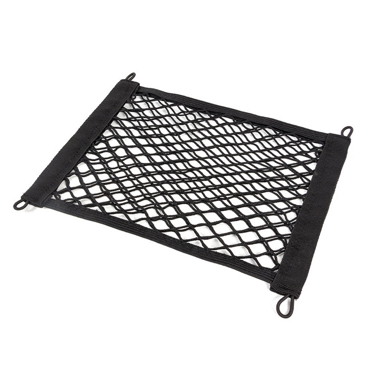 Versatile Car Door and Trunk Storage Net Bag with Elastic Design - Ideal for Fire Extinguisher and More