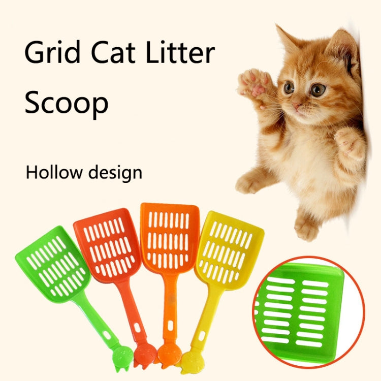 93817 Pet Cleaning Supplies Grid Cat Litter Scoop Color Random Delivery