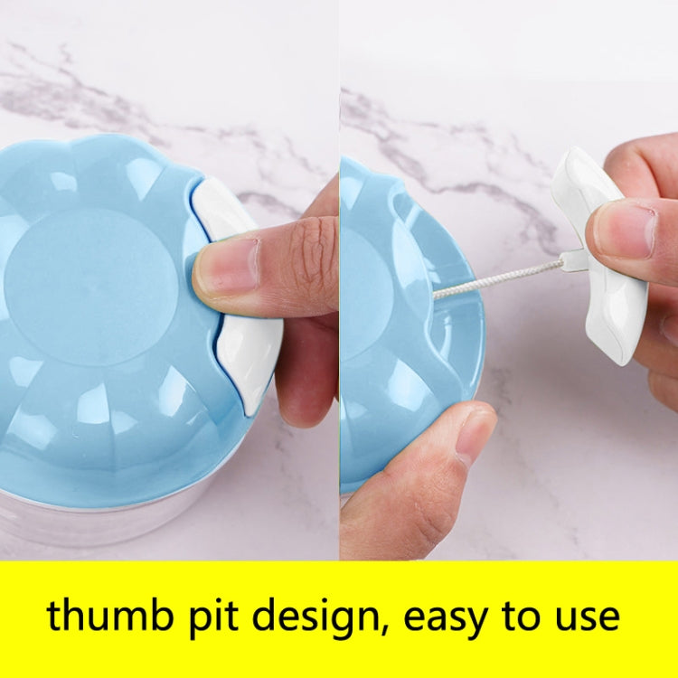 Mini Household Manual Garlic Masher, Size: Large  (Blue)