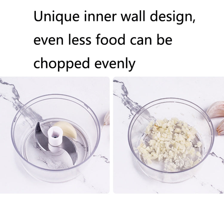 Mini Household Manual Garlic Masher, Size: Large  (Blue)