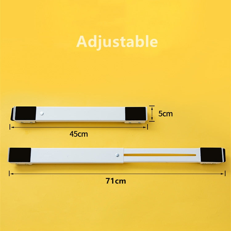2 PCS Washing Machine Stand Movable Adjustable Refrigerator Base