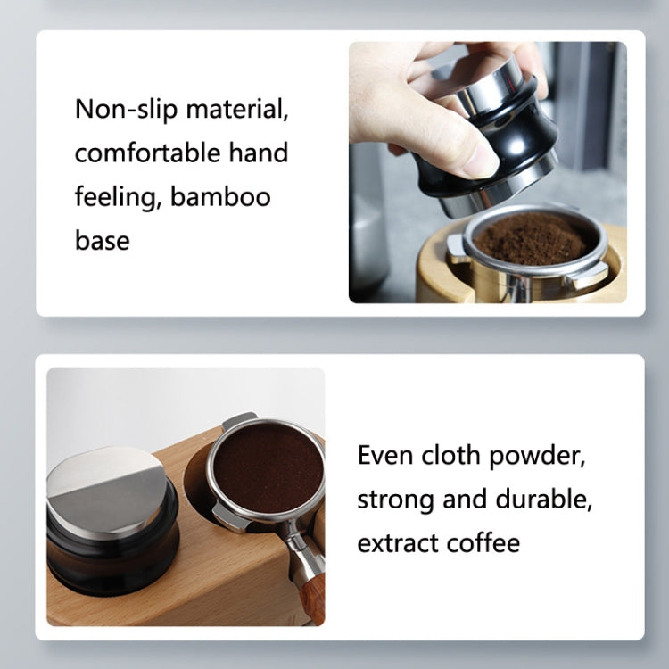 ENB-11 51mm Stainless Steel Coffee Cloth Powder Dispenser Coffee Machine Handle Universal