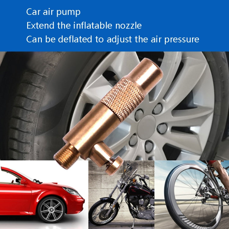 Car Inflatable Pump Extension Tube Quick Connector