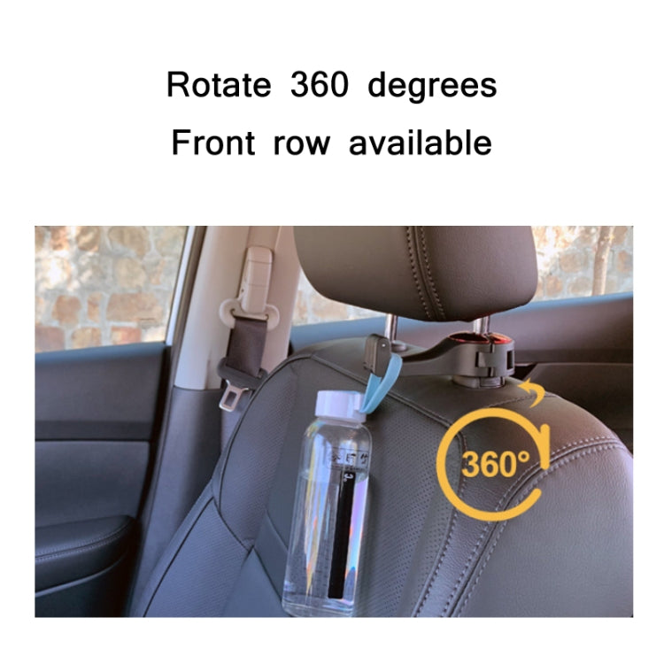 Versatile Car Headrest Mobile Phone Holder with 360° Rotation