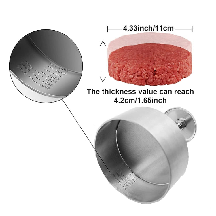 11.5cm Small Hamburg Pressed Meat 304 Stainless Steel Cake Press